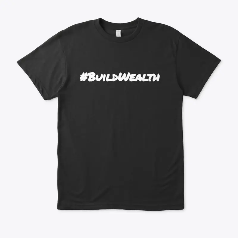 (Black) #BuildWealth tee